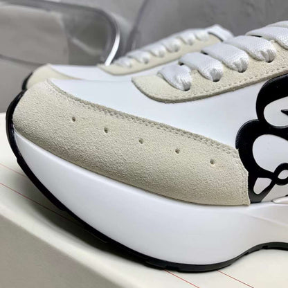 Alexander McQueen Sprint Runner "White-Beige-Black"