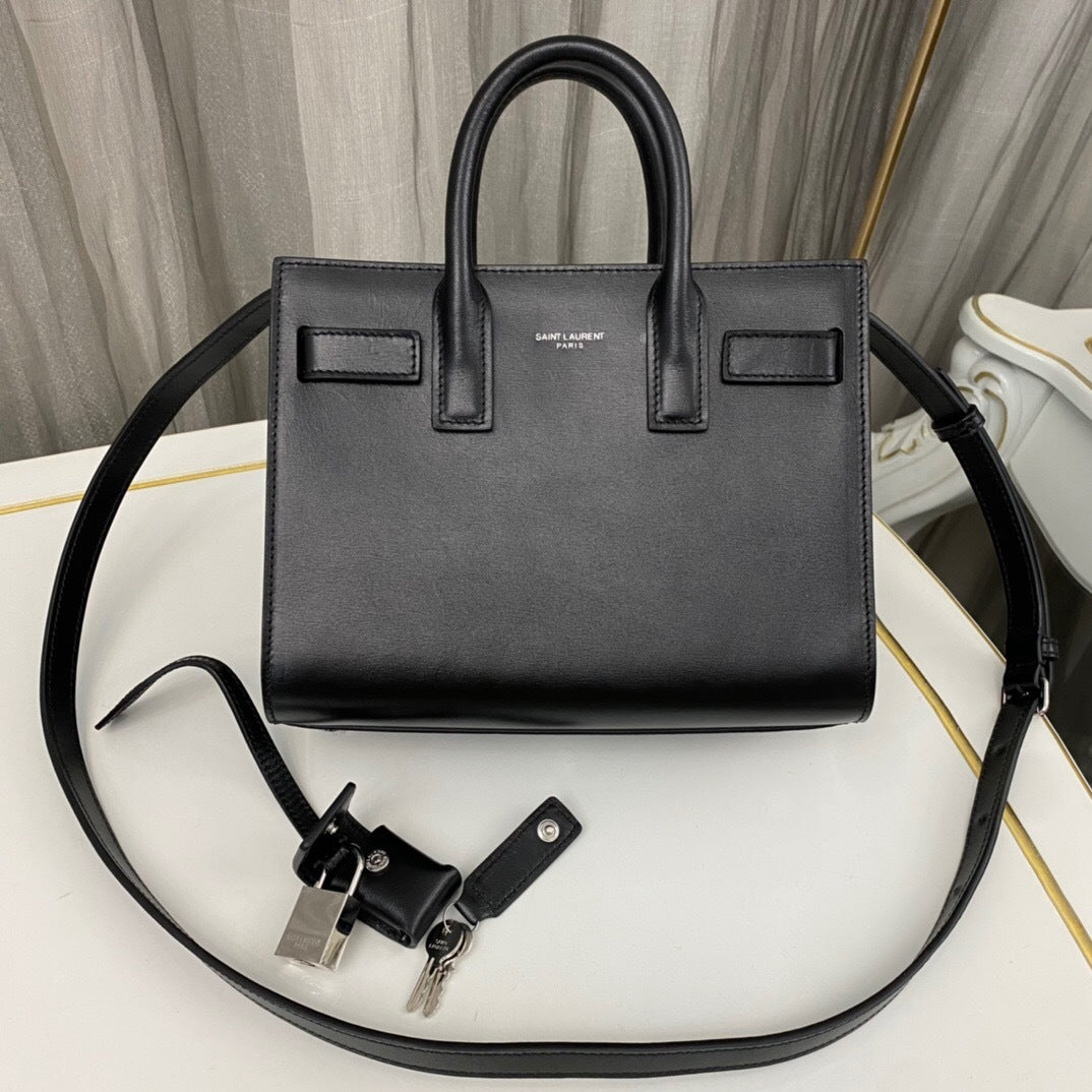 Saint Laurent Sac De Jour in Smooth Leather - Nano