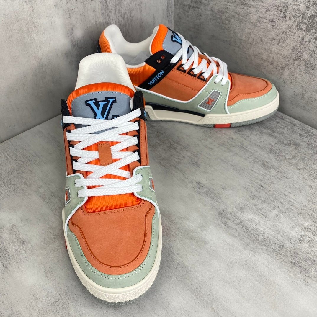 Louis Vuitton Trainers "Orange-Beige-Black"