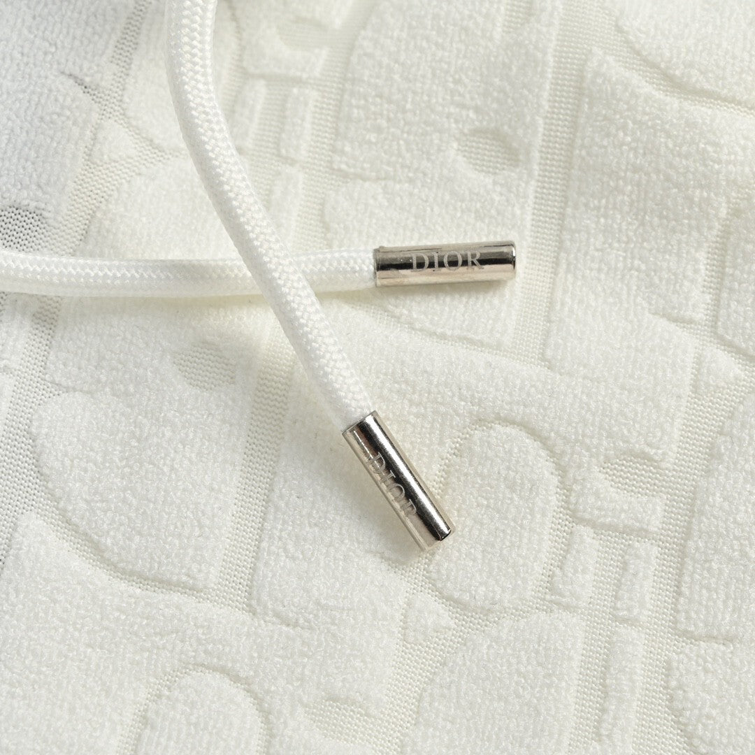 Dior Monogram Jacquard Toweling Shorts "White"