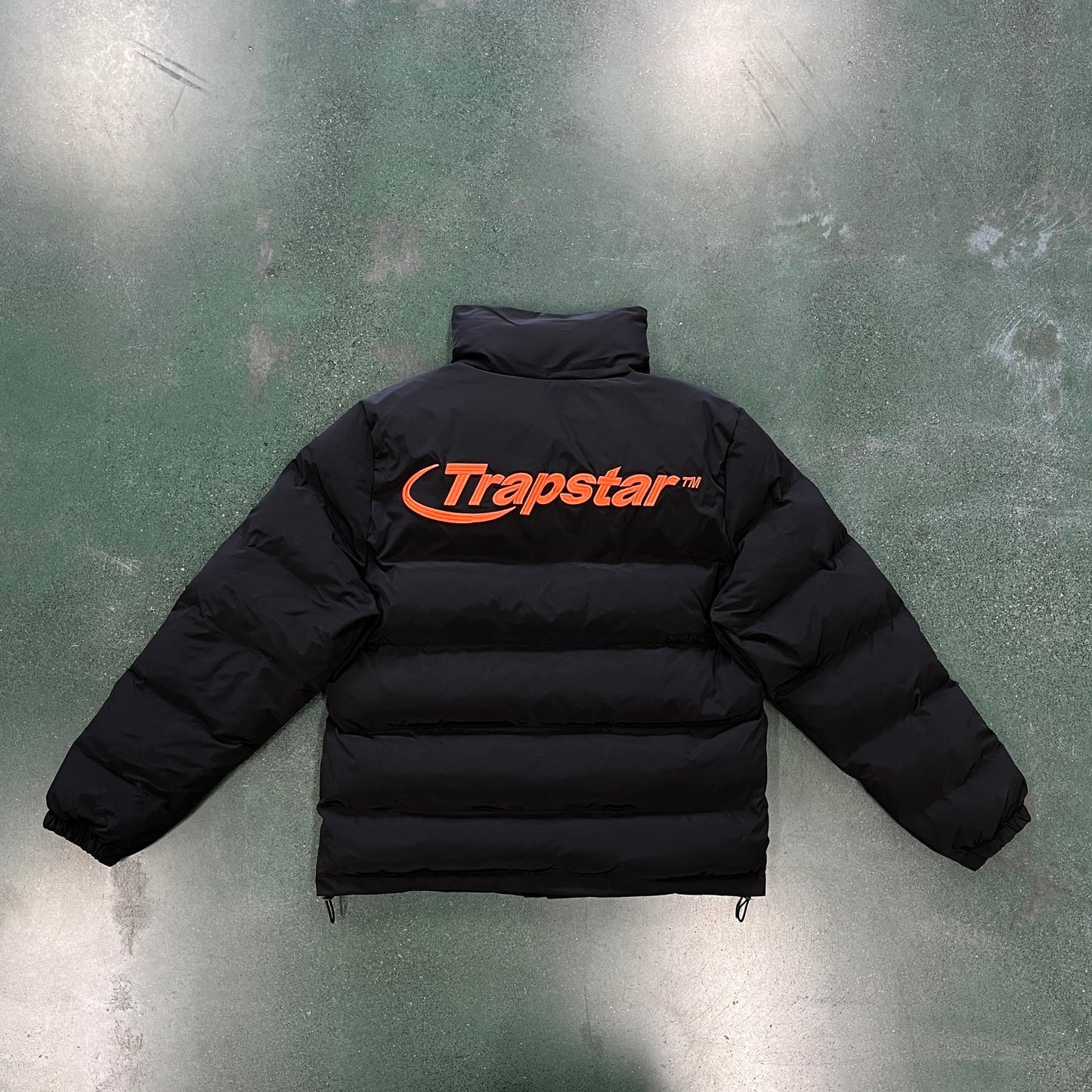 Trapstar Hyperdrive Down Jacket "Black-Orange"
