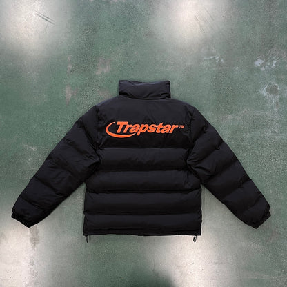Trapstar Hyperdrive Down Jacket "Black-Orange"