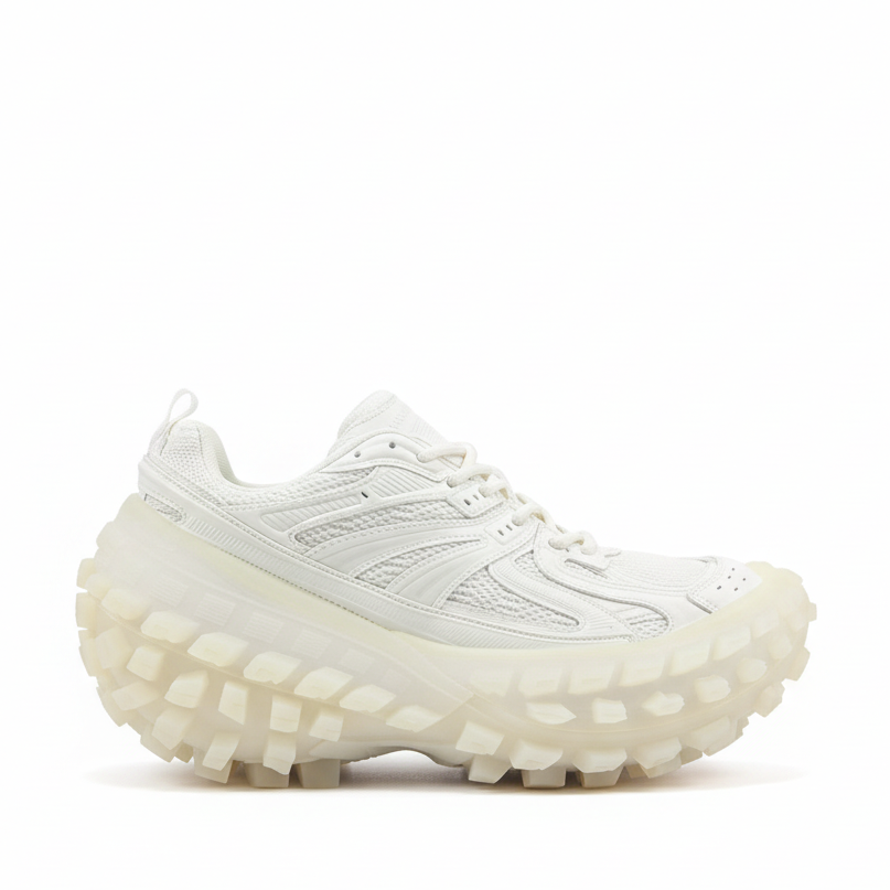 Balenciaga Bouncer "White Clear Sole"