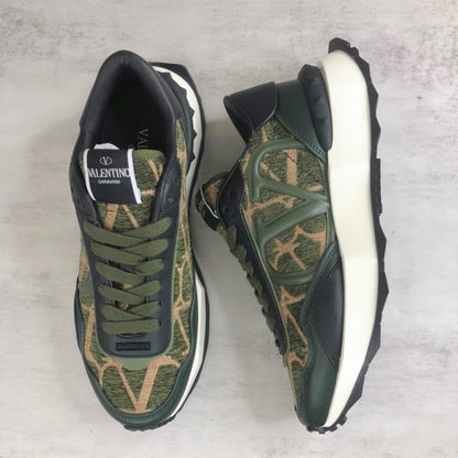 Valentino Garavani Netrunner "Green-Black-Beige Monogram"