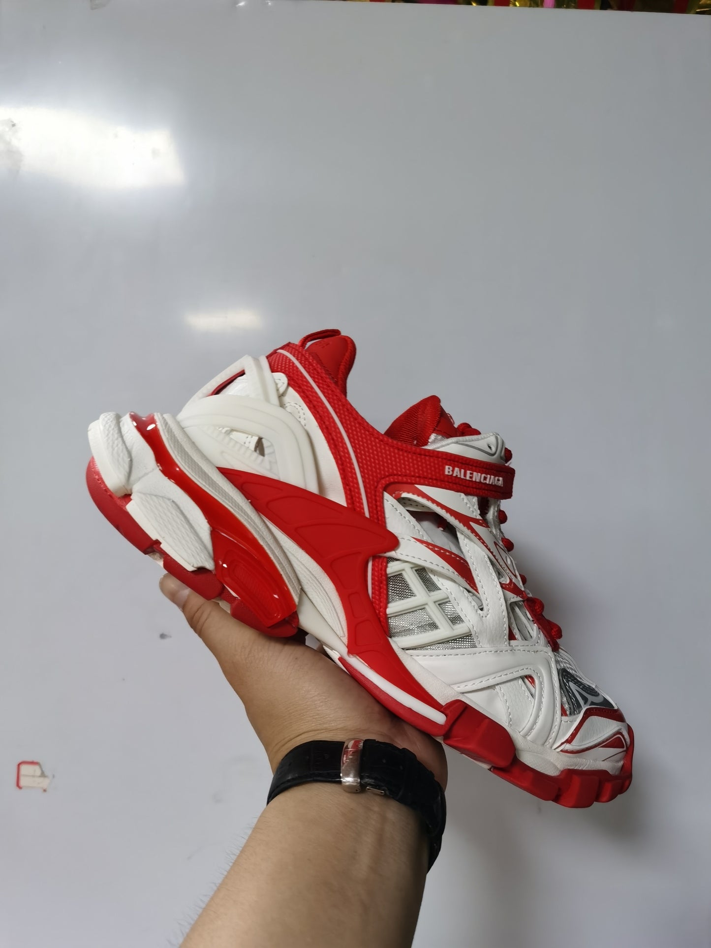 Balenciaga Track 2.0 "White-Red"