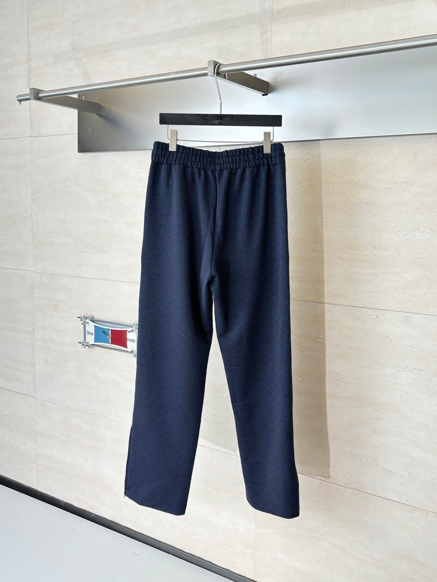 Gucci GG Technical Jersey Sportswear Pant "Navy Blue"