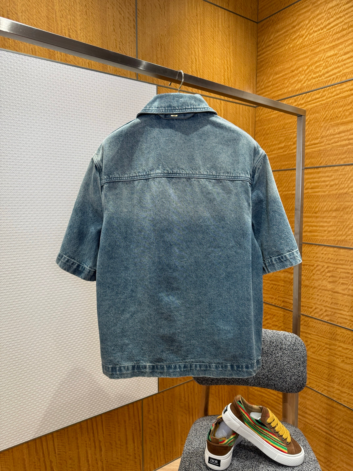 Louis Vuitton Short Sleeve Denim Workwear Shirt
