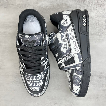 Louis Vuitton Trainers "Comic Motif Black-White"