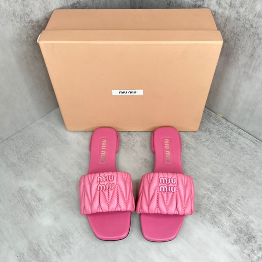 Miu Miu Slides "Pink"