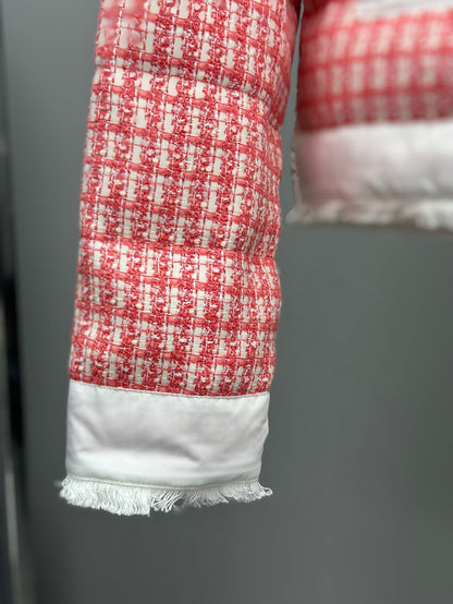 Moncler Remonay Tweed Down Jacket "Pink"