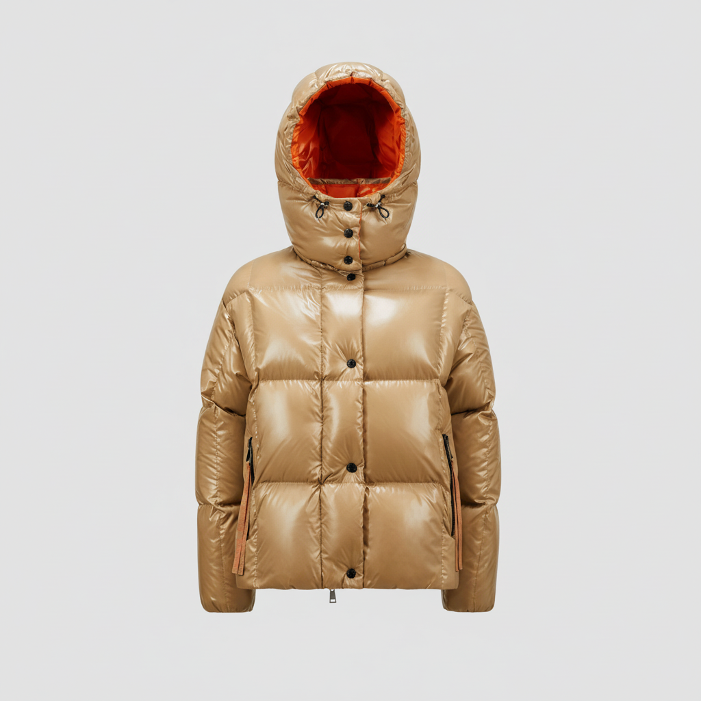 Moncler Parana Down Jacket "Beige-Orange"