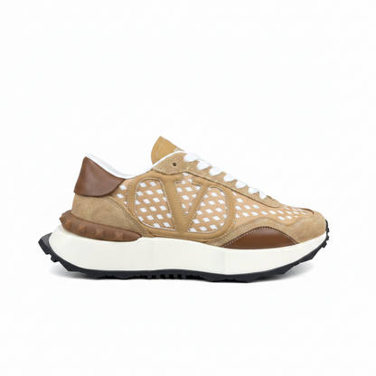 Valentino Garavani Netrunner "Camel Brown-White"