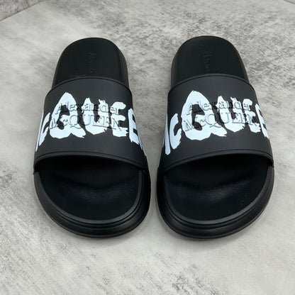 Alexander McQueen Slides "Black-White"