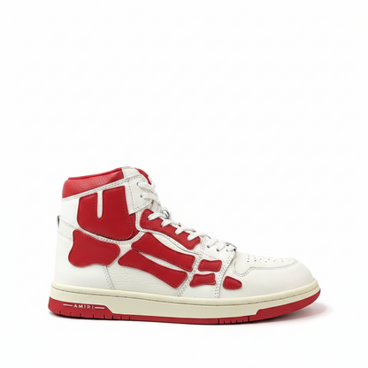 Amiri Skel Top High "White-Red"