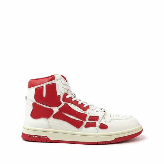 Amiri Skel Top High "White-Red"