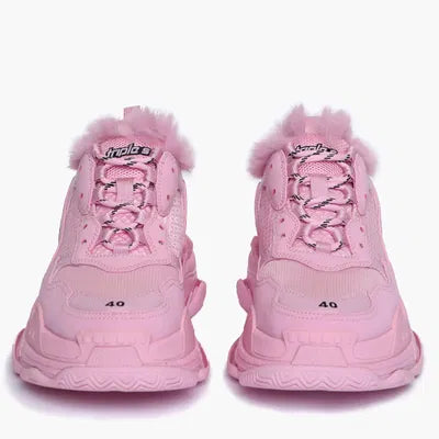 Balenciaga Triple S "Pink Fur"