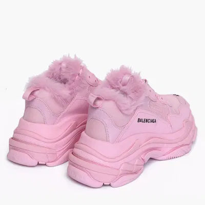 Balenciaga Triple S "Pink Fur"