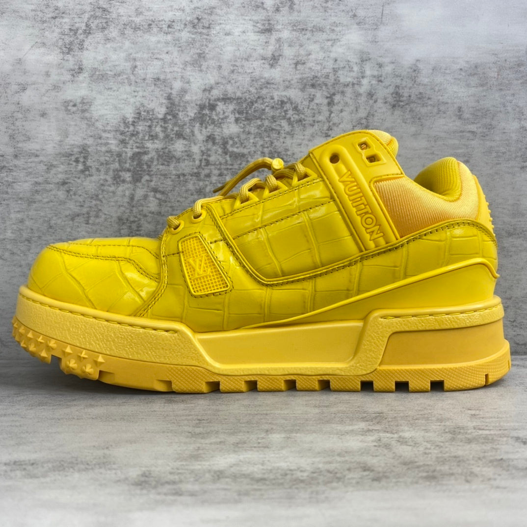 Louis Vuitton Maxi "Yellow Crocodile Pattern"