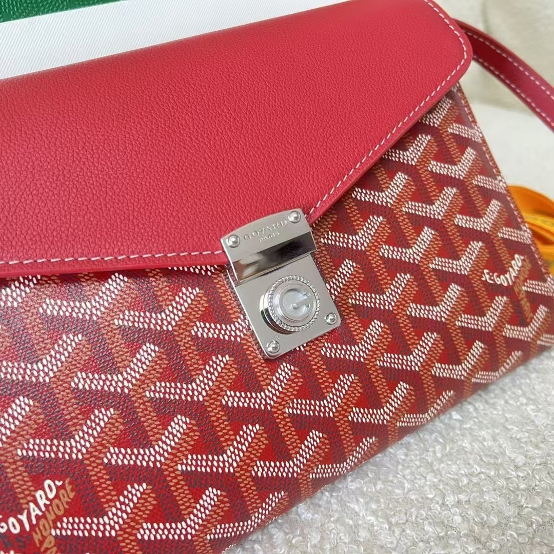 Goyard Goyardine Calfskin Chypre Wallet Pouch