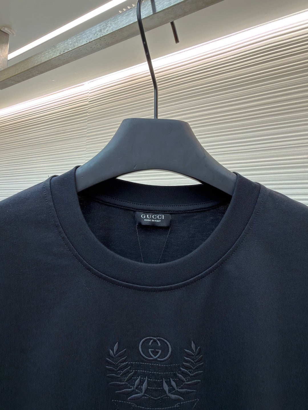 Gucci Cotton Jersey T-shirt with Embroidery "Black"