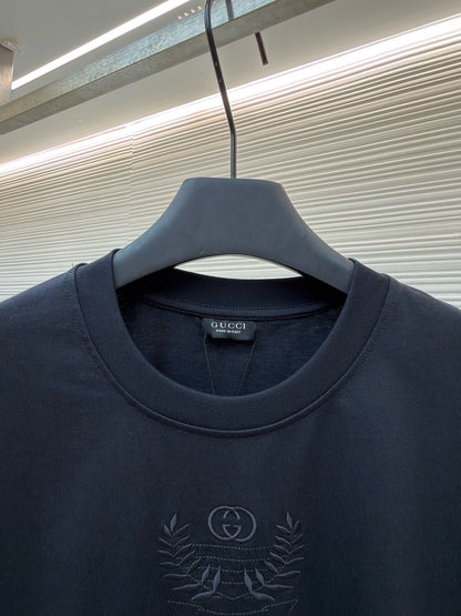Gucci Cotton Jersey T-shirt with Embroidery "Black"