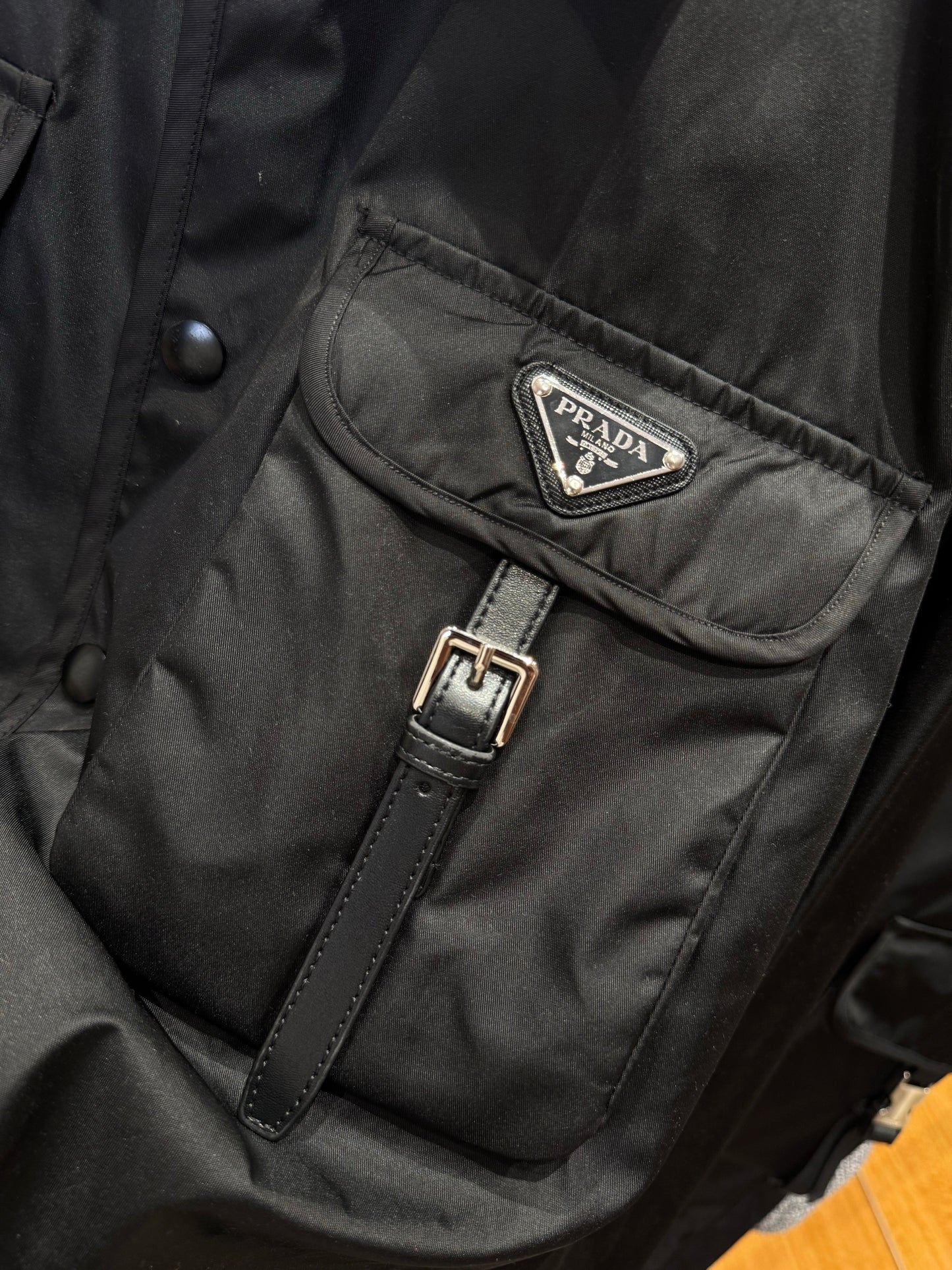 Prada Re-Nylon Shirt "Black"
