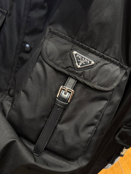 Prada Re-Nylon Shirt "Black"