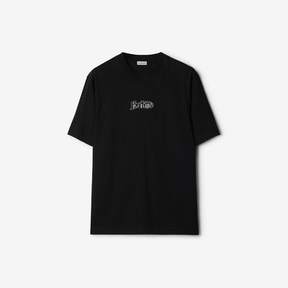 Burberry Logo Cotton T-Shirt "Black"