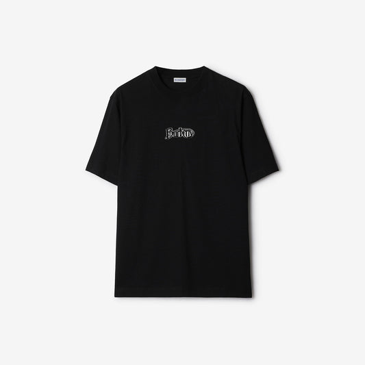 Burberry Logo Cotton T-Shirt "Black"