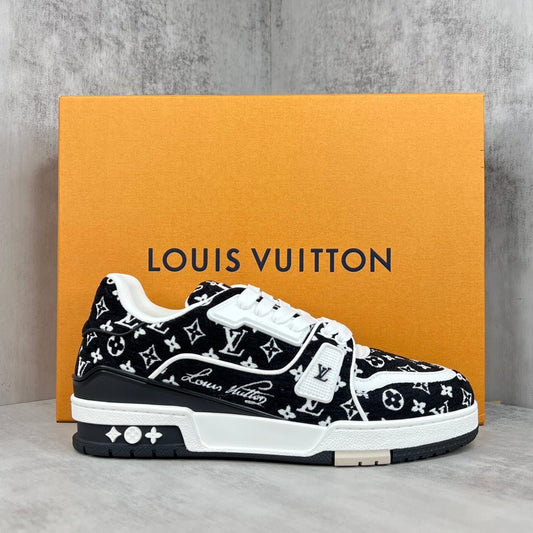 Louis Vuitton Trainers "Black-White Textile"