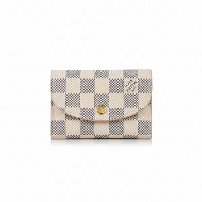 Louis Vuitton Rosalie Coin Purse "Damier Azur Canvas"