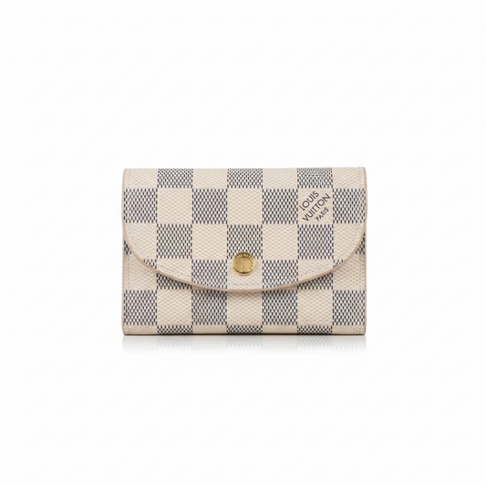 Louis Vuitton Rosalie Coin Purse "Damier Azur Canvas"