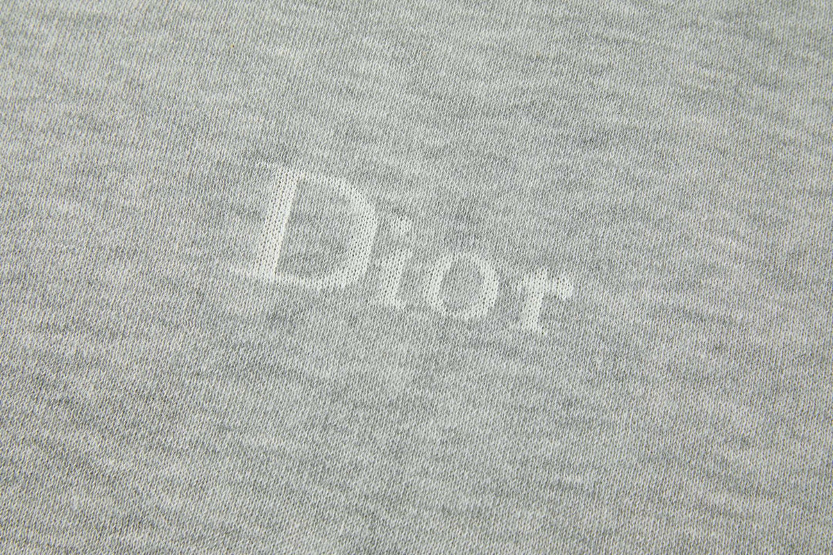 Dior T-shirt with Dior Signature "Gray Cotton Knit"