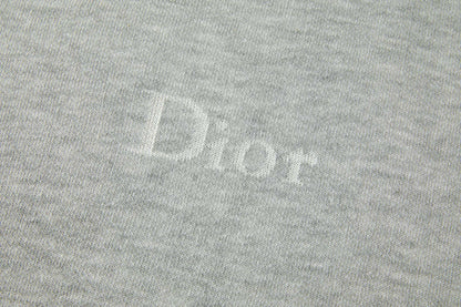 Dior T-shirt with Dior Signature "Gray Cotton Knit"