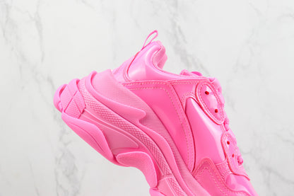Balenciaga Triple S "Pink Leather Gloss"