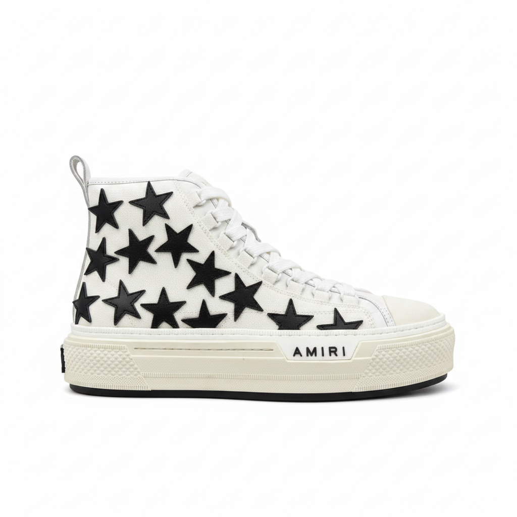Amiri Court High "White-Black Stars"