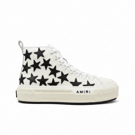 Amiri Court High "White-Black Stars"