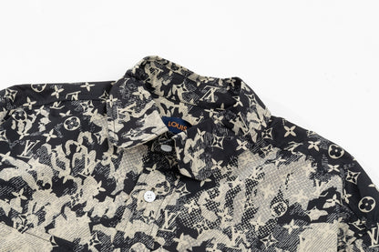 Louis Vuitton Monogram Shirt "Black-Beige"