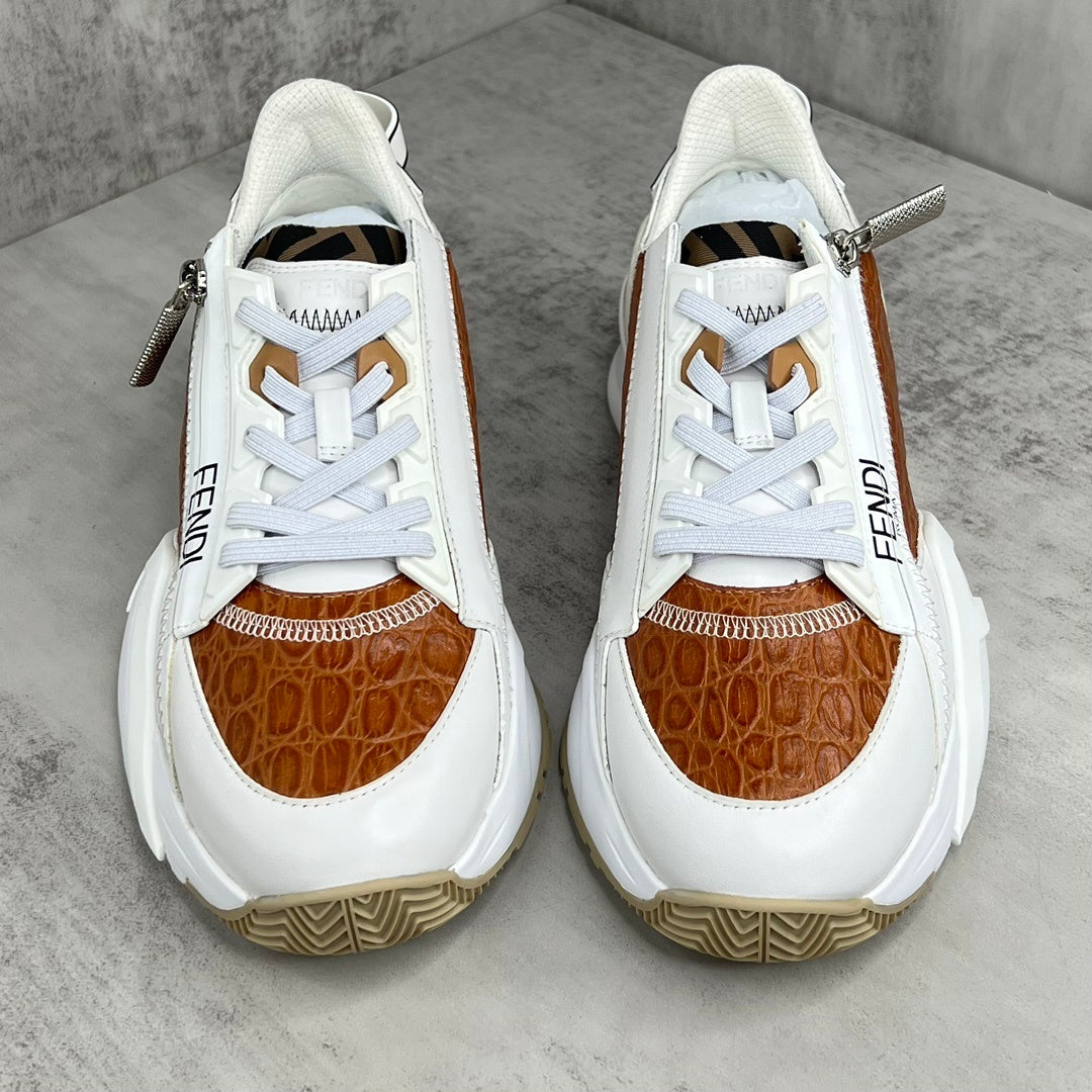 Fendi Flow "White-Brown"