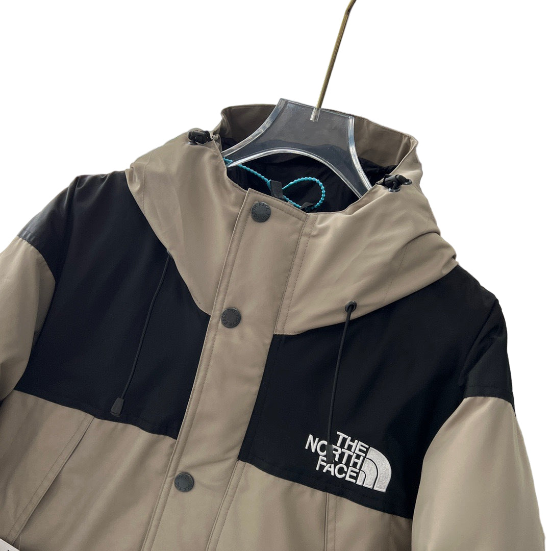 The North Face Mountain Guide Down Jacket "Beige-Black"