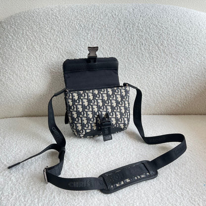 Dior Explorer Oblique Jacquard Shoulder Pouch