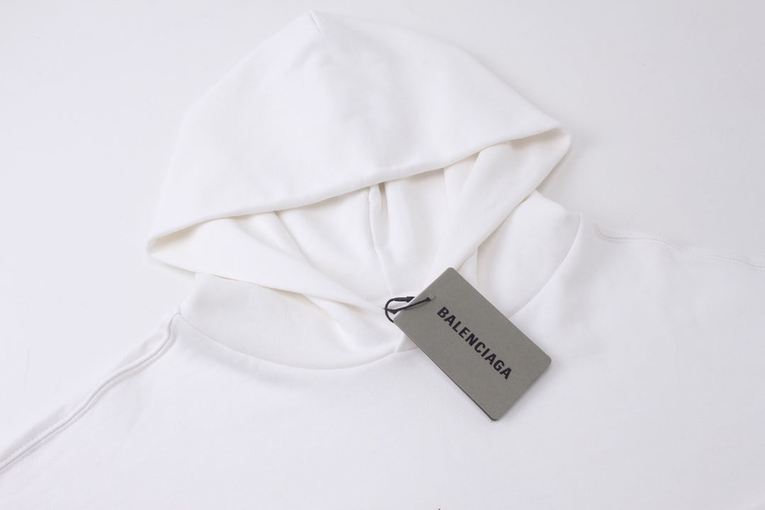 Balenciaga Hoodie "White-Black"
