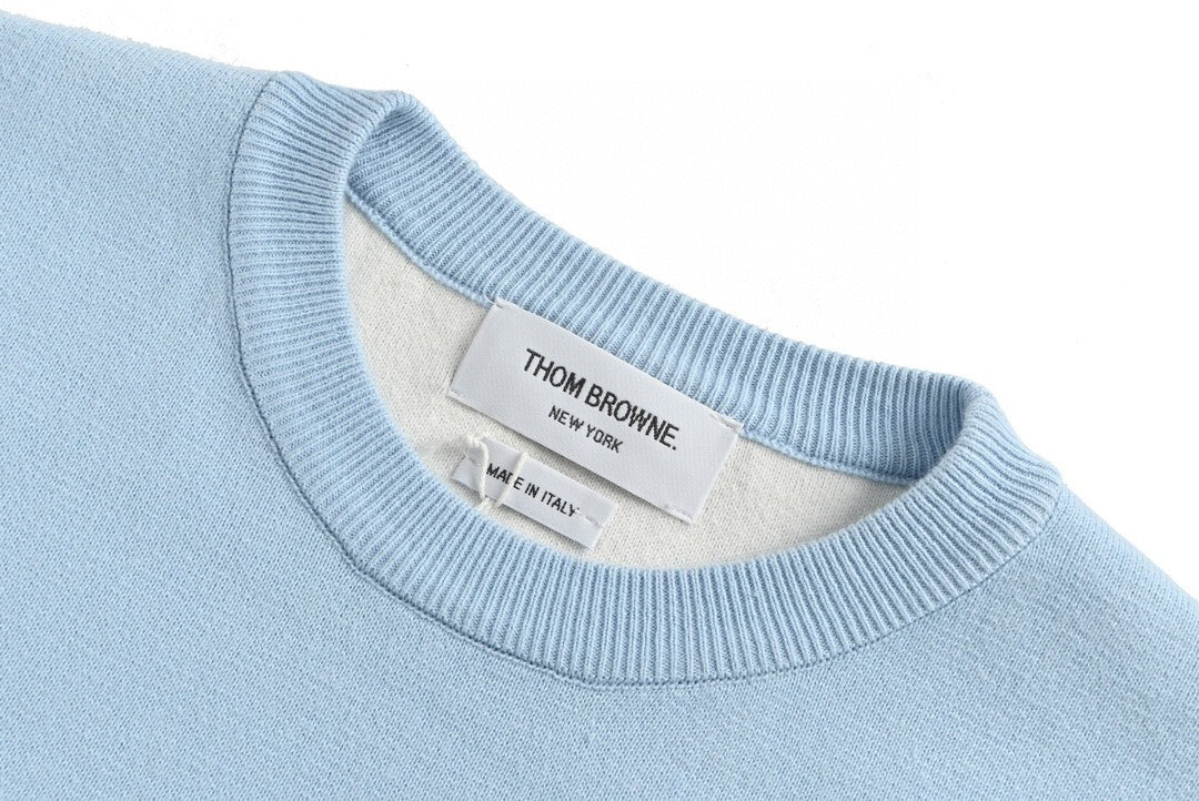Thom Browne Anchor Sweater "Baby Blue"