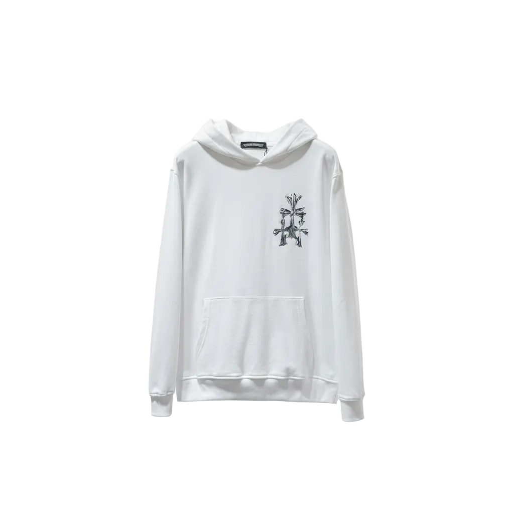 Chrome Hearts Hoodie "White-Black"