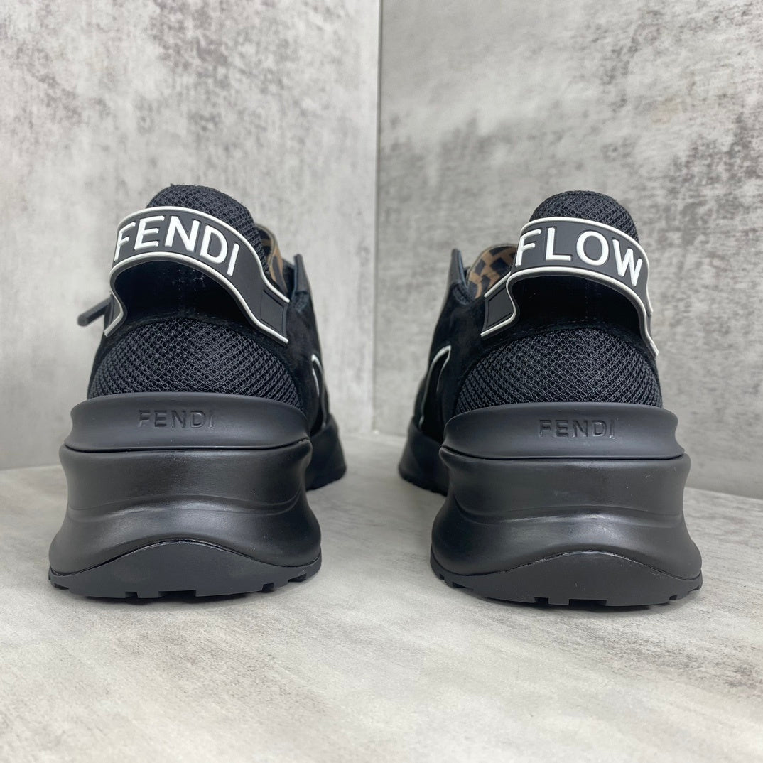 Fendi Flow "Black Suede"