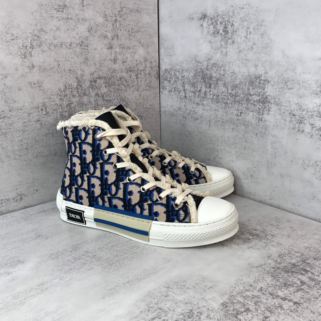 Dior B23 High-Top "Beige-Blue-Black"