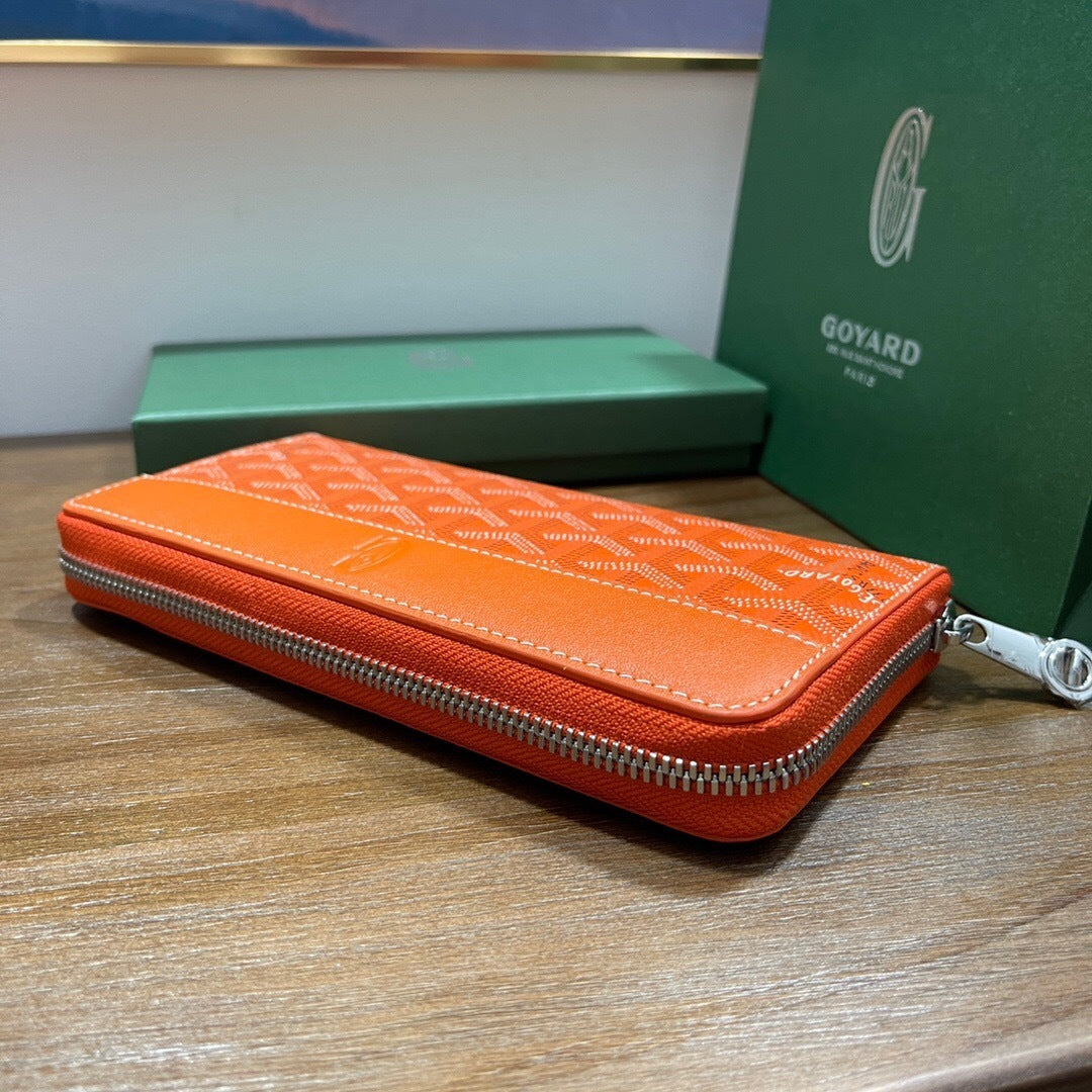 Goyard Matignon GM Wallet "Orange"