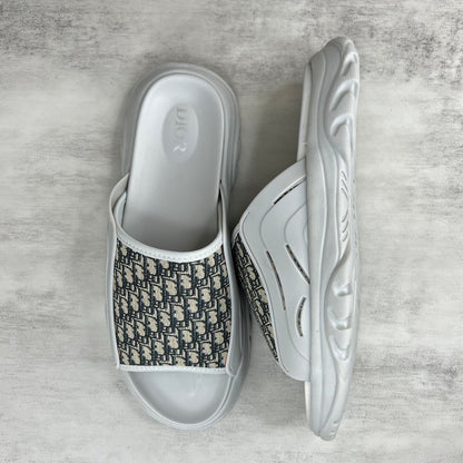 Dior Slides "White-Grey-Beige"
