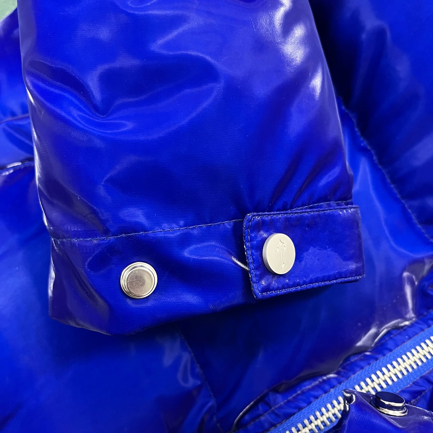 Trapstar Irongate Down Jacket "Shiny Blue"