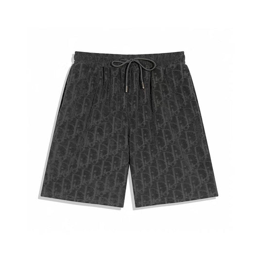 Dior Monogram Jacquard Toweling Shorts "Grey"